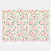 Handgeschilde Waterverf Rozen Inpakpapier Vel (Voorkant 2)