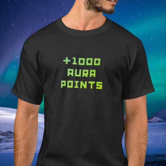 Handgeschilderd + 1000 Aura punten T-shirt