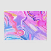 Handgeschilderd Abstract schilderij Tissuepapier (Voorkant)