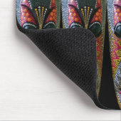 Handgeschilderd Afrikaans stammenmasker Muismat (Hoek)