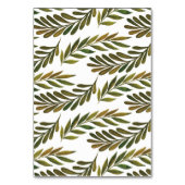 Handgeschilderd bladeren Tabelnummer Kaart (Achterkant)