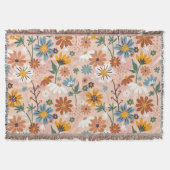 Handgeschilderd bloemmotief-23136 deken (Voorkant)