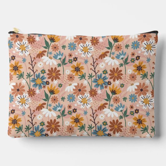 Handgeschilderd bloemmotief-23136 etui (Voorkant)
