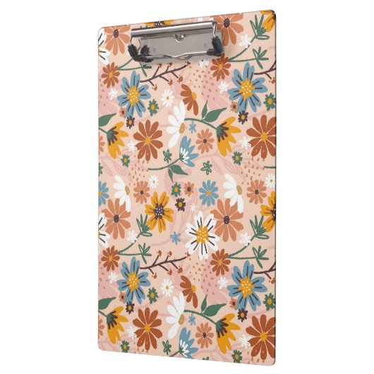 Handgeschilderd bloemmotief-23136 klembord (Links)