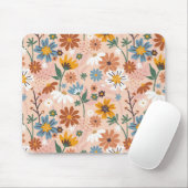 Handgeschilderd bloemmotief-23136 muismat (Met muis)