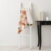 Handgeschilderd bloemmotief-23136 sherpa deken (In situ)