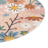 Handgeschilderd bloemmotief-23136 snijplank (Hoek)