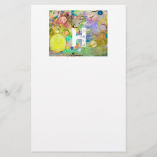 Handgeschilderd Briefpapier