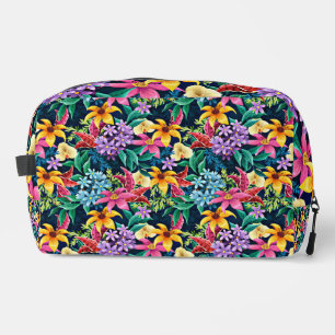 Handgeschilderd Exotisch Bloemmotief-23001 Toilettasje