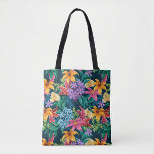 Handgeschilderd exotisch Florentieel patroon Tote Bag