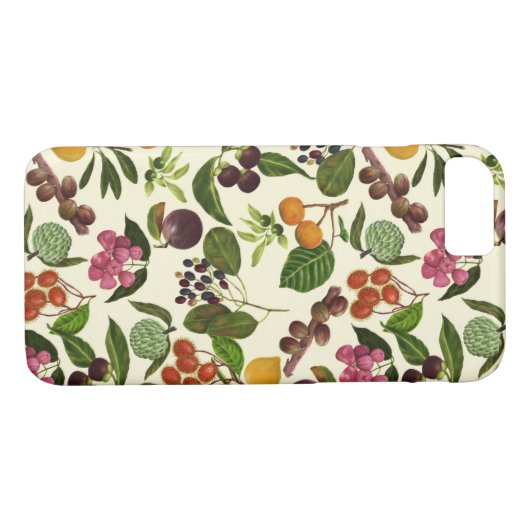 Handgeschilderd exotische tropische vruchten patro Case-Mate iPhone case (Achterkant (Horizontaal))