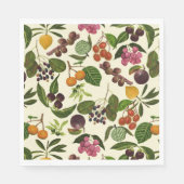 Handgeschilderd exotische tropische vruchten patro servetten (Voorkant)