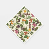 Handgeschilderd exotische tropische vruchten patro servetten (Hoek)