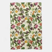 Handgeschilderd exotische tropische vruchten patro theedoek (Verticaal)