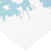 Handgeschilderd flamingo ontwerp tafelkleed (Gekanteld)