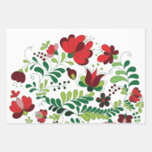 Handgeschilderd Floral ontwerp Inpakpapier Vel (Voorkant 3)