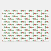 Handgeschilderd Floral ontwerp Inpakpapier Vel (Voorkant 2)