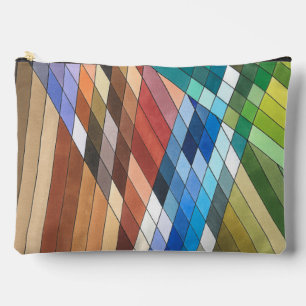 Handgeschilderd Geometrisch Abstract Patroon Etui
