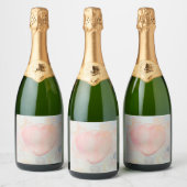 Handgeschilderd Godin Hart Sparkling Wijnetiket (Flessen)