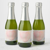 Handgeschilderd Godinnenhart Sparkling Wijnetiket (Flessen)