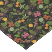 Handgeschilderd kleurrijke exotische tropische fru tafelkleed (Gekanteld)