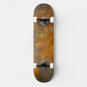 Handgeschilderd kunstwerk van Heva Weva Rusty Copp Persoonlijk Skateboard (Voorkant)