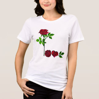 Handgeschilderd LOVE Alphabet Art Vrouwen T-shirt