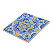 Handgeschilderd Majolica-patroon Tegeltje (Zijkant)