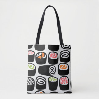 Handgeschilderd naadloos patroon met Aziatische le Tote Bag