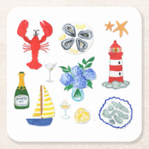 Handgeschilderd Nantucket thema