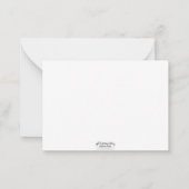 Handgeschilderd Notitiekaartje (Achterkant)