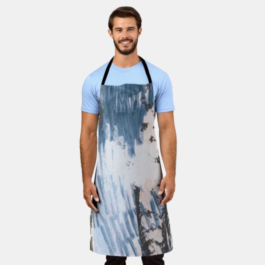 Handgeschilderd ontwerp. Unieke artistieke stijl.  Schort (Gedragen)