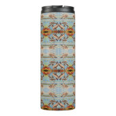 Handgeschilderd op aantal dolfijnen | Spiegelen | Thermosbeker (Achterkant)