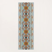 Handgeschilderd op aantal dolfijnen | Spiegelen | Yogamat (Achterkant)