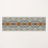 Handgeschilderd op aantal dolfijnen | Spiegelen | Yogamat (Voorkant (horizontaal))