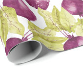 Handgeschilderd patroon voor Waterverf van bieten Cadeaupapier (Rol Hoek)