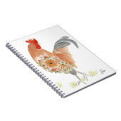 Handgeschilderd roosterblad notitieboek (Rechterzijde)