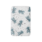 Handgeschilderd stalen blauw badmat (Voorkant Verticaal)