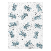 Handgeschilderd stalen blauw tafelkleed (Voorkant)