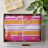 HANDGESCHILDERD VERJAARDAG VLOEIPAPIER TISSUEPAPIER (Geschenk)