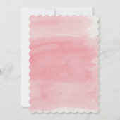 Handgeschilderd waterverf, bruin of baby shower kaart (Achterkant)