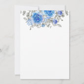 Handgeschilderd Waterverf Floral Vrijgezellenfeest Kaart (Achterkant)