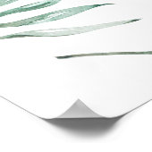 Handgeschilderd waterverf patroon met koala tropic poster (Hoek)