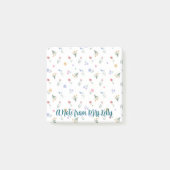 Handgeschilderd Wildflower Design Post-it® Notes (Voorkant)