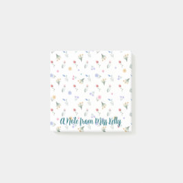 Handgeschilderd Wildflower Design Post-it® Notes