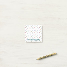 Handgeschilderd Wildflower Design Post-it® Notes