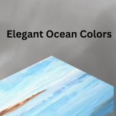 Handgeschilderd zeegezicht canvas afdruk