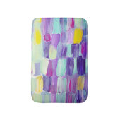 Handgeschilderde Abstracte kunstachtergrond Badmat (Voorkant Verticaal)