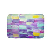 Handgeschilderde Abstracte kunstachtergrond Badmat (Voorkant)