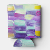 Handgeschilderde Abstracte kunstachtergrond Blikjeskoeler (Achterkant)